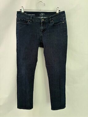 Ann Taylor LOFT Women's Modern Skinny Dark Indigo Jeans Size 10P